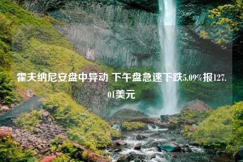 霍夫纳尼安盘中异动 下午盘急速下跌5.09%报127.01美元