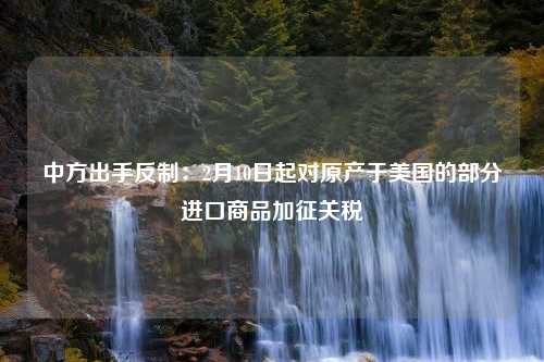 中方出手反制：2月10日起对原产于美国的部分进口商品加征关税